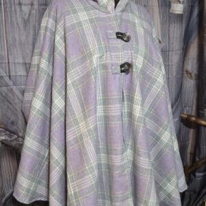 Wool Cloaks: Classic, Lavender Plaid