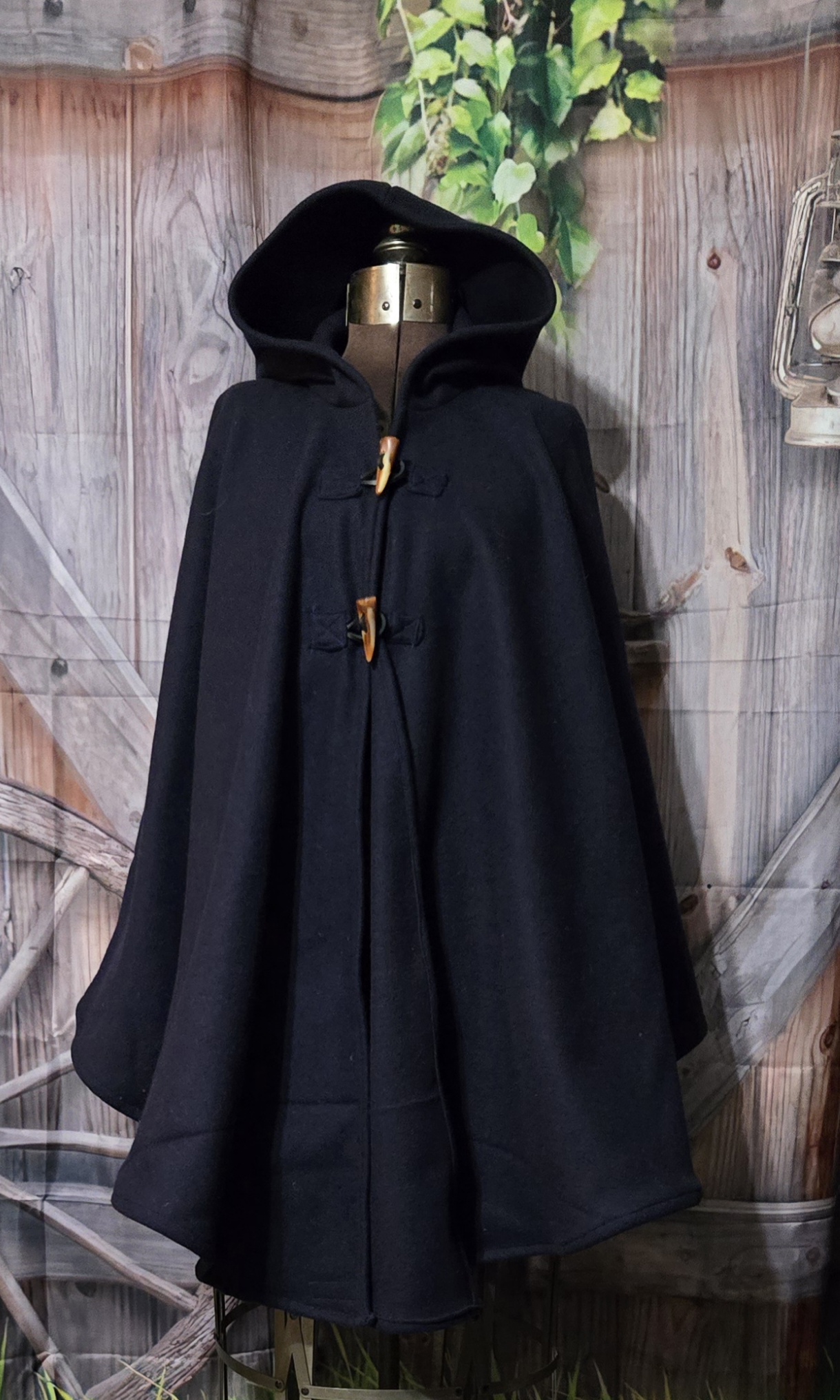 Wool Cloaks: Classic, Blue Solid