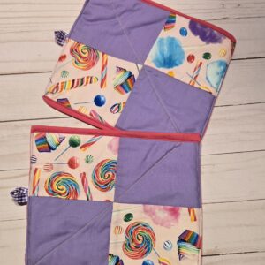 Hot Pads Set of two: Large: Candy Sweet Shop