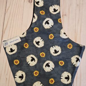 Yarn Bags: Sheep in the Sunflowers, Size Medium