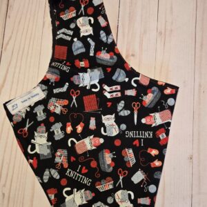 Yarn Bags: Knit Cats, Size Small
