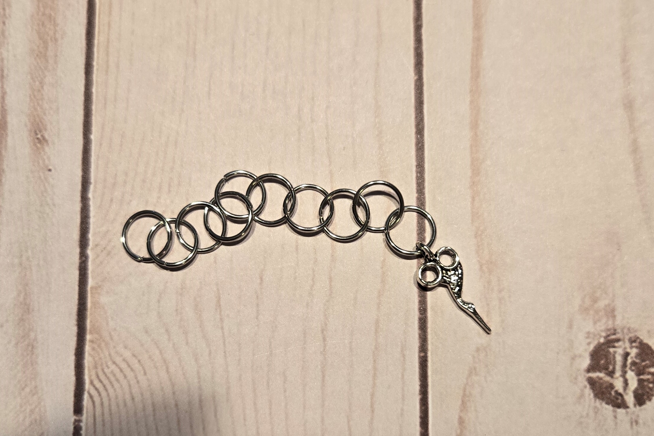Knitting Row Counters: Stork scissors